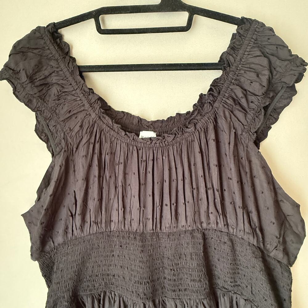 Princess Polly sz 8 black ruffle cottage boho romper NWOT - Picture 4 of 11